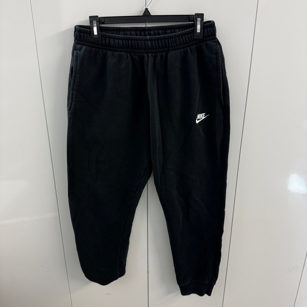 Nike Sportswear Club Fleece Joggers Mens Medium Black BV2671-010 Sweatpants
